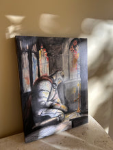 Load image into Gallery viewer, Knight in prayer canvas