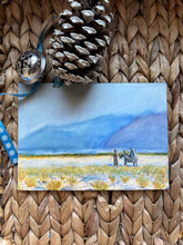 Load image into Gallery viewer, Christmas card, "Through the desert" (individual, pack of 3, 5 or 10)