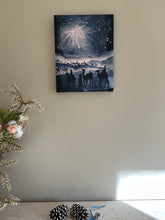 Load image into Gallery viewer, The star of Bethlehem Canvas
