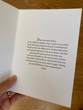 Load image into Gallery viewer, Mother's day card, prayer of blessing for my mother and all mothers
