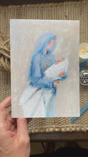 Load and play video in Gallery viewer, Christmas card: Mary and baby Jesus