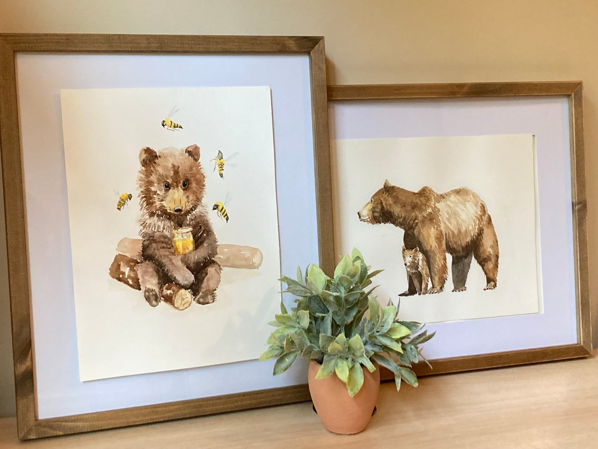 Children Painting kit Bear cub and Honey – Figured'Art