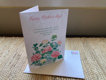 Load image into Gallery viewer, Mother's day card, prayer of blessing for my mother and all mothers