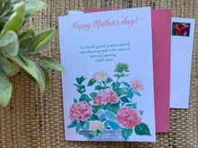 Load image into Gallery viewer, Mother's day card, prayer of blessing for my mother and all mothers