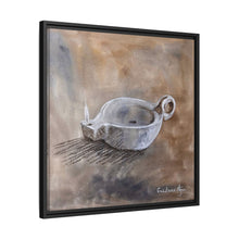 Load image into Gallery viewer, The oil lamp, parable of the 10 virgins, Framed Canvas

