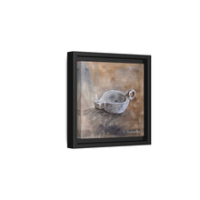 Load image into Gallery viewer, The oil lamp, parable of the 10 virgins, Framed Canvas
