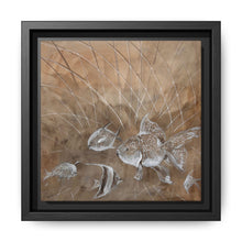 Load image into Gallery viewer, The kingdom of Heaven is like a fishing net , Framed Canvas
