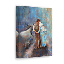 Load image into Gallery viewer, Mary and Joseph pastel, canvas
