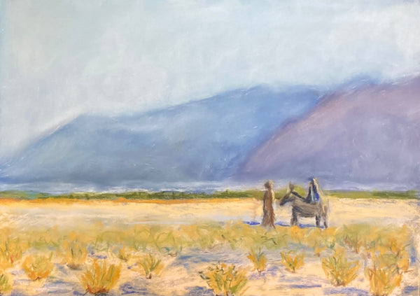 Joseph and Mary Through the Desert