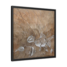 Load image into Gallery viewer, The kingdom of Heaven is like a fishing net , Framed Canvas
