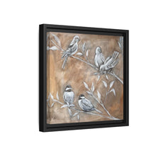 Load image into Gallery viewer, The tree where the birds find refuge, Framed Canvas
