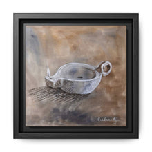 Load image into Gallery viewer, The oil lamp, parable of the 10 virgins, Framed Canvas
