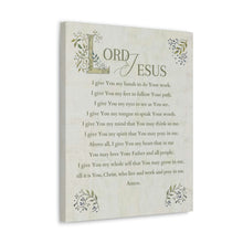 Load image into Gallery viewer, &quot;Lord Jesus... Prayer&quot; Canvas
